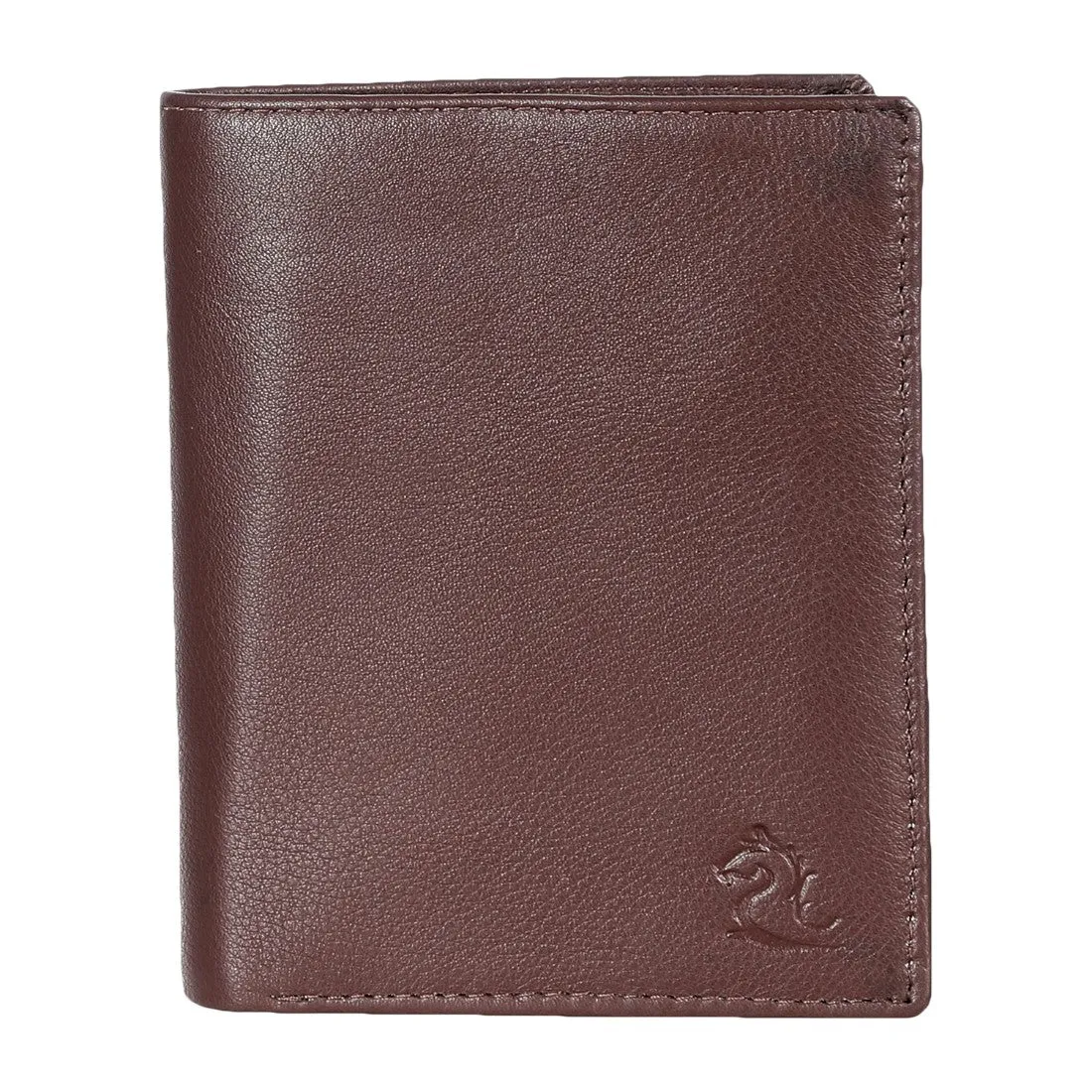 14027 Tan Vertical Bifold Wallet