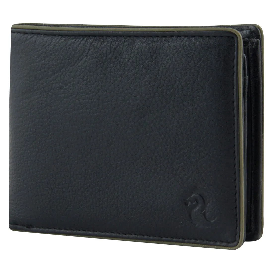 14056 Black & Green Bifold Wallet