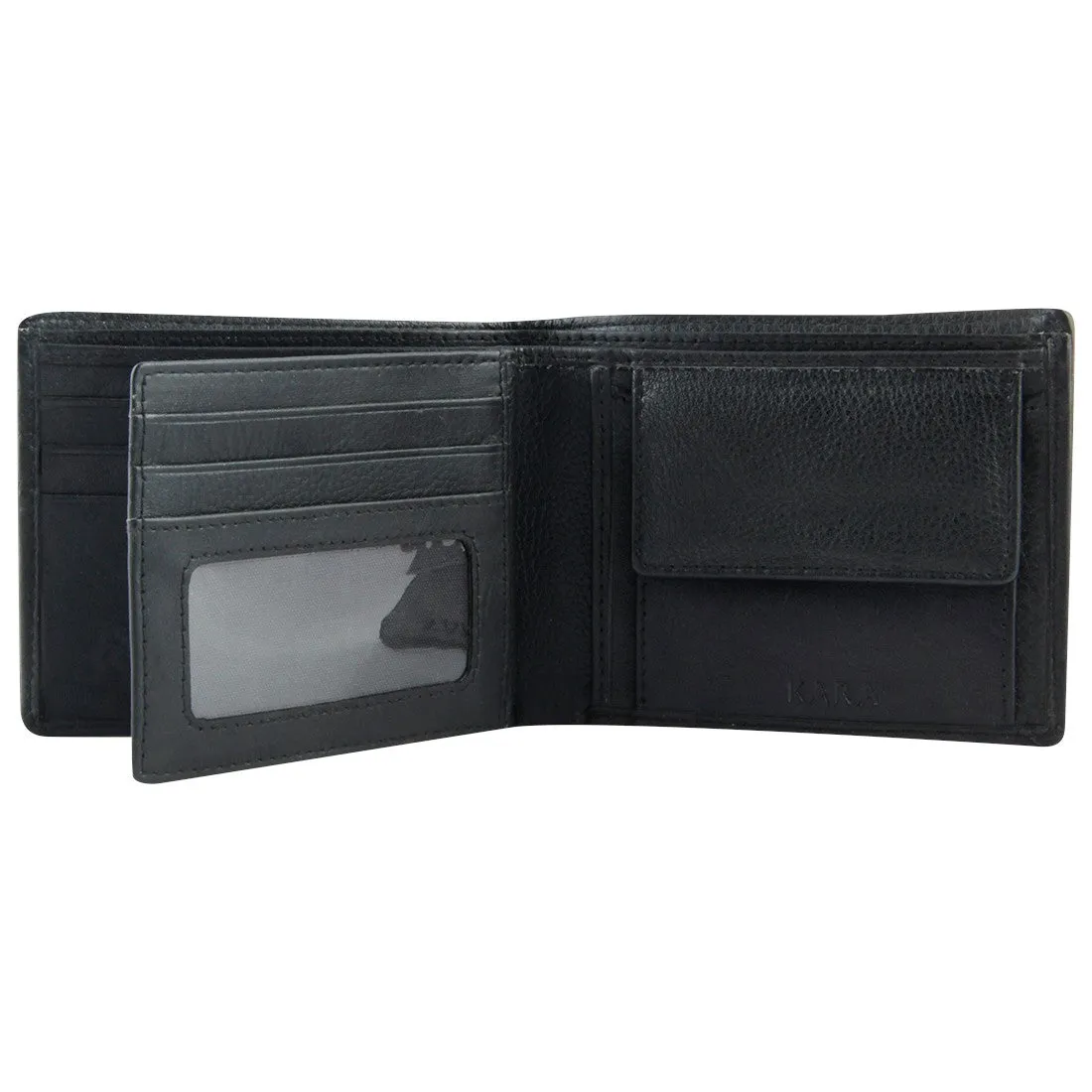 14056 Black & Green Bifold Wallet