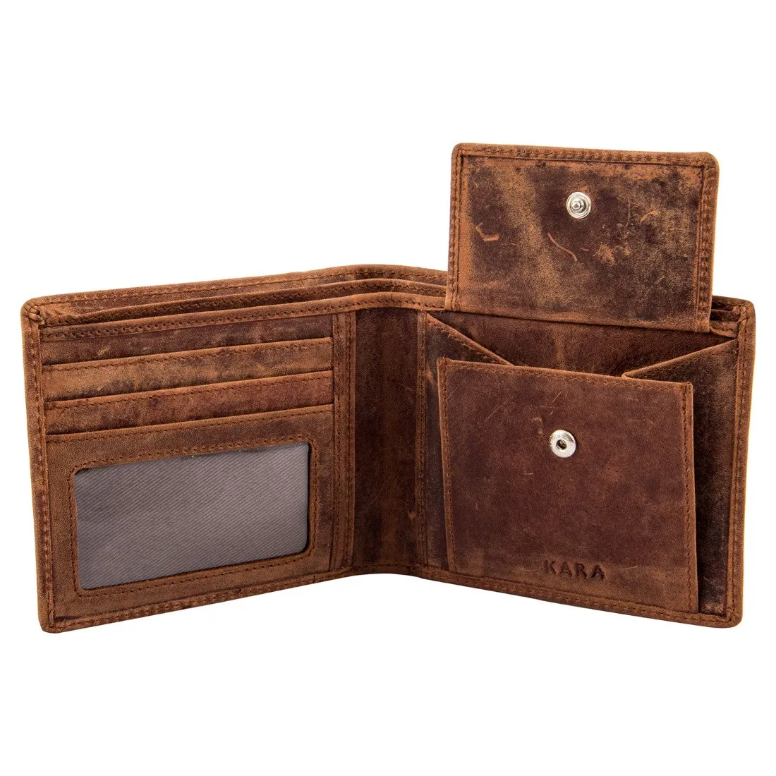 14082 Brown Bifold Wallet