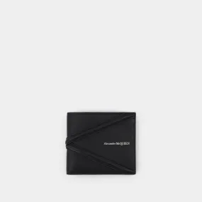 Billfold Wallet - Alexander Mcqueen - Black - Leather