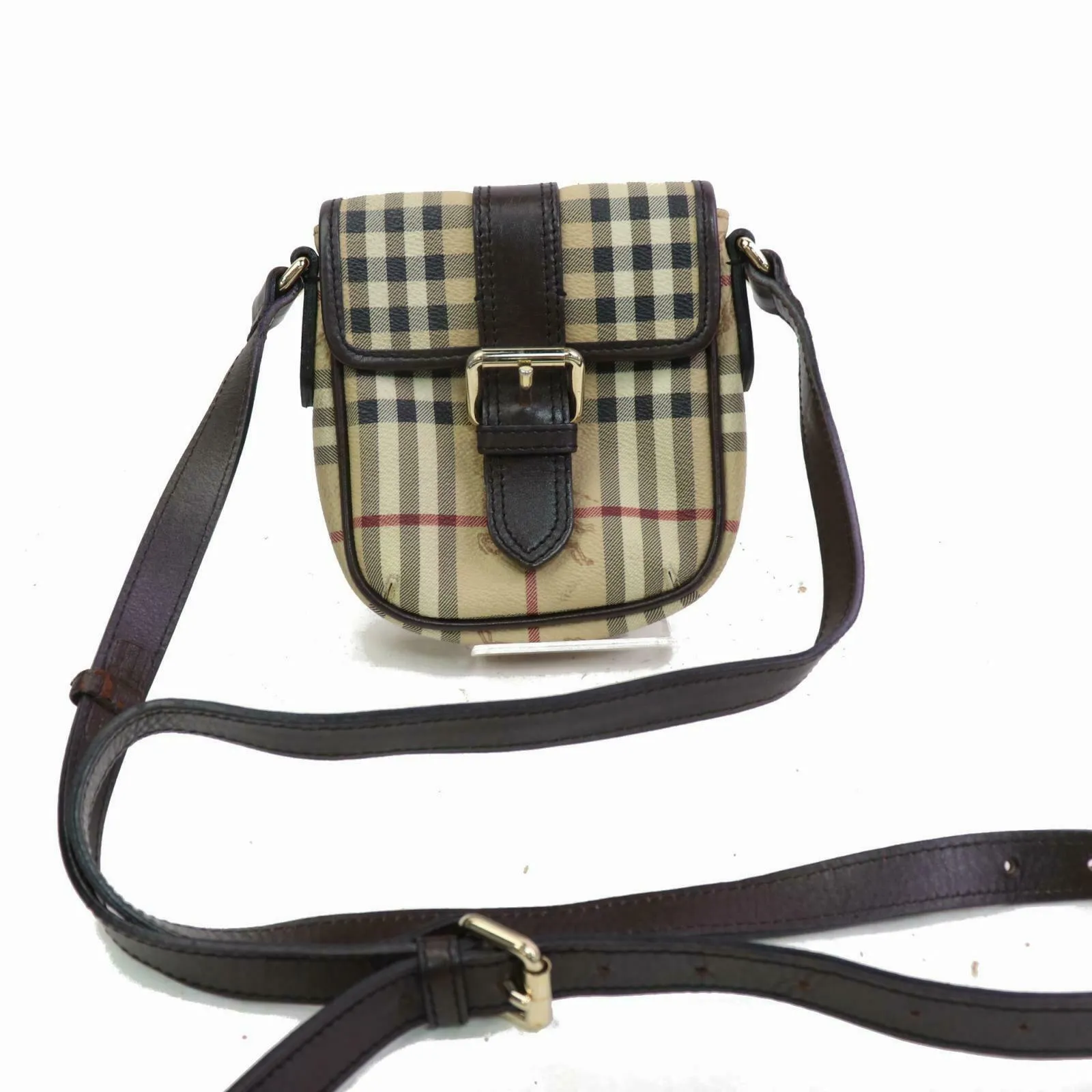 Brand Inspired Trendy Inspired Burberry Shoulder Bag Light Brown Pvc (shc7-10093)