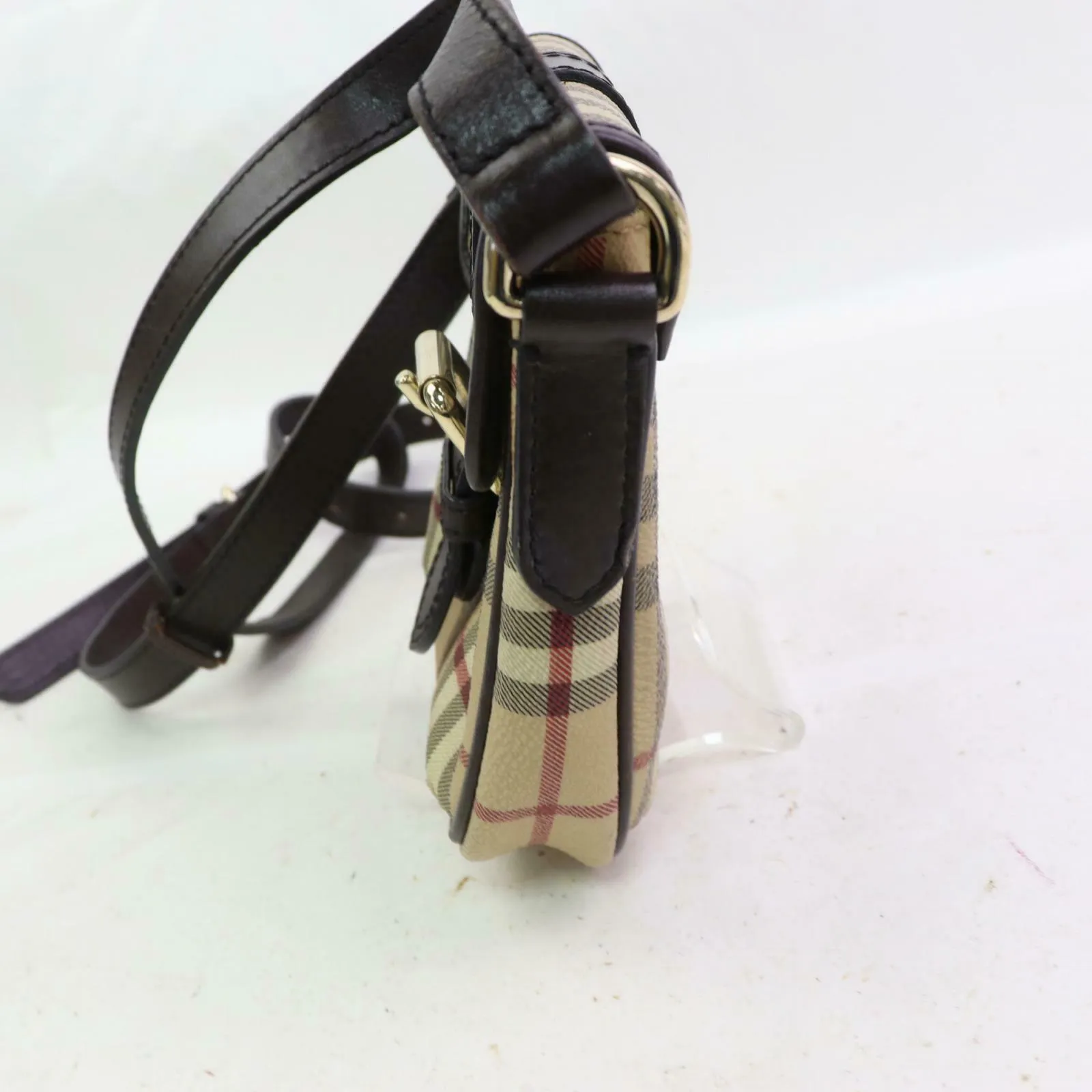 Brand Inspired Trendy Inspired Burberry Shoulder Bag Light Brown Pvc (shc7-10093)