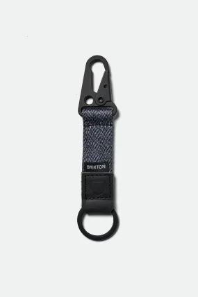 Brixton x Thread Keychain - Grey/Black