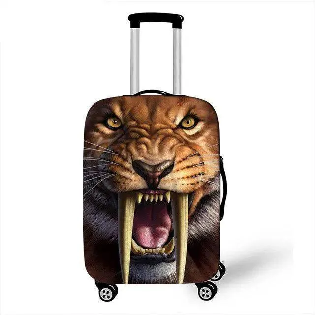 Chic Animal Print XL Luggage Protector - Your Ultimate Travel Defense