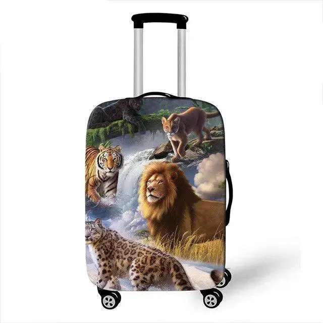 Chic Animal Print XL Luggage Protector - Your Ultimate Travel Defense