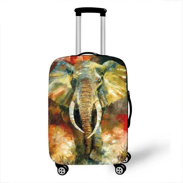 Chic Animal Print XL Luggage Protector - Your Ultimate Travel Defense