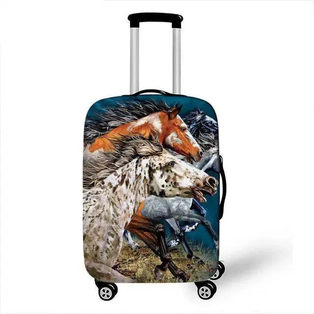 Chic Animal Print XL Luggage Protector - Your Ultimate Travel Defense