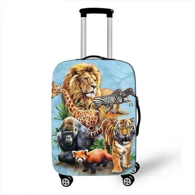 Chic Animal Print XL Luggage Protector - Your Ultimate Travel Defense