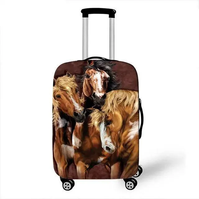 Chic Animal Print XL Luggage Protector - Your Ultimate Travel Defense