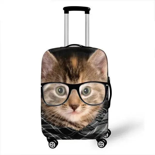 Chic Animal Print XL Luggage Protector - Your Ultimate Travel Defense