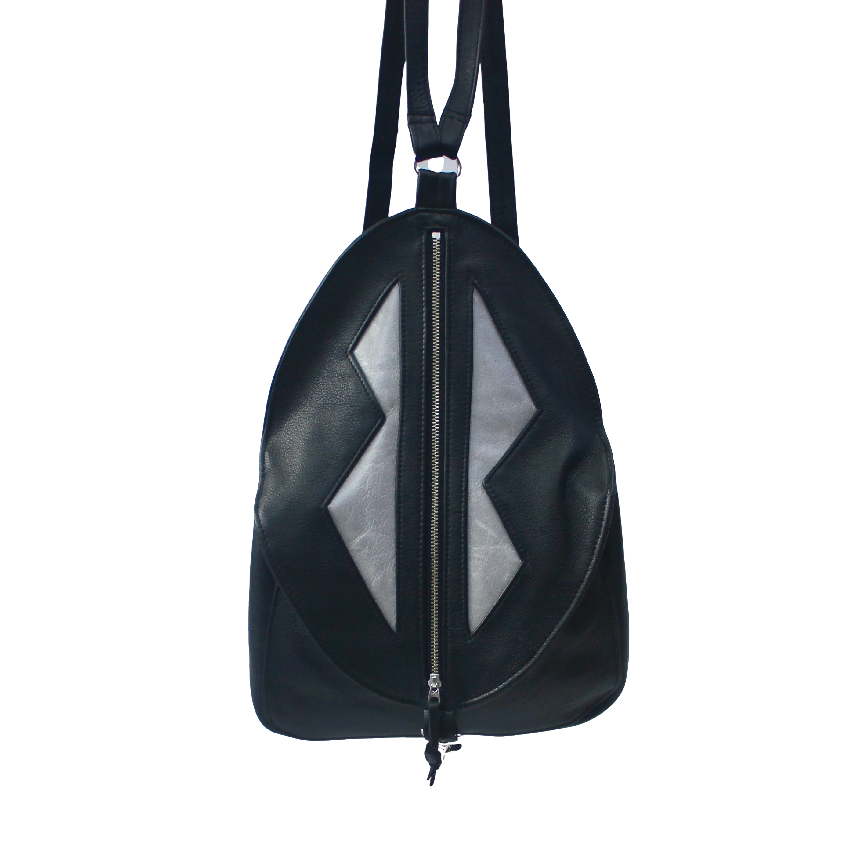 Egg Bag Zig Zag Backpack - Unique Leather Backpack