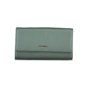 Elegant Green Leather Double Wallet