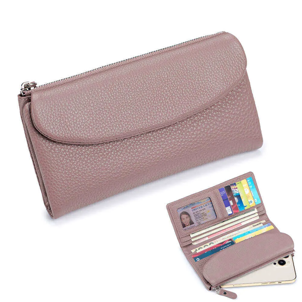 Elegant Soft Leather Long Wallet | Luxurious and Practical