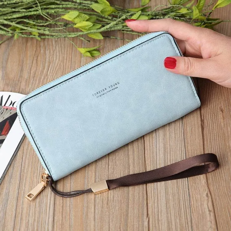 Elegant Zipper Wallet for Women - Stylish Handbag Purse with Multiple Compartments