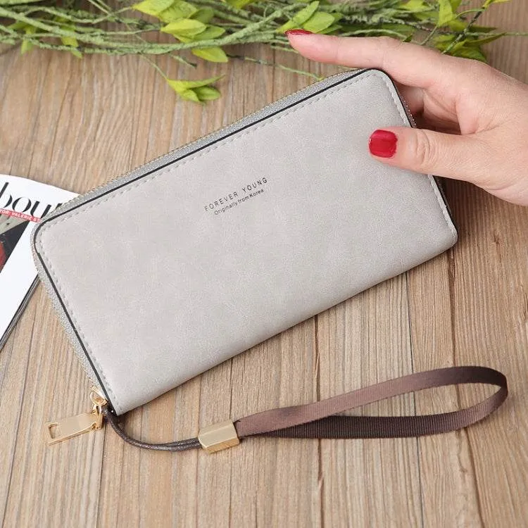 Elegant Zipper Wallet for Women - Stylish Handbag Purse with Multiple Compartments