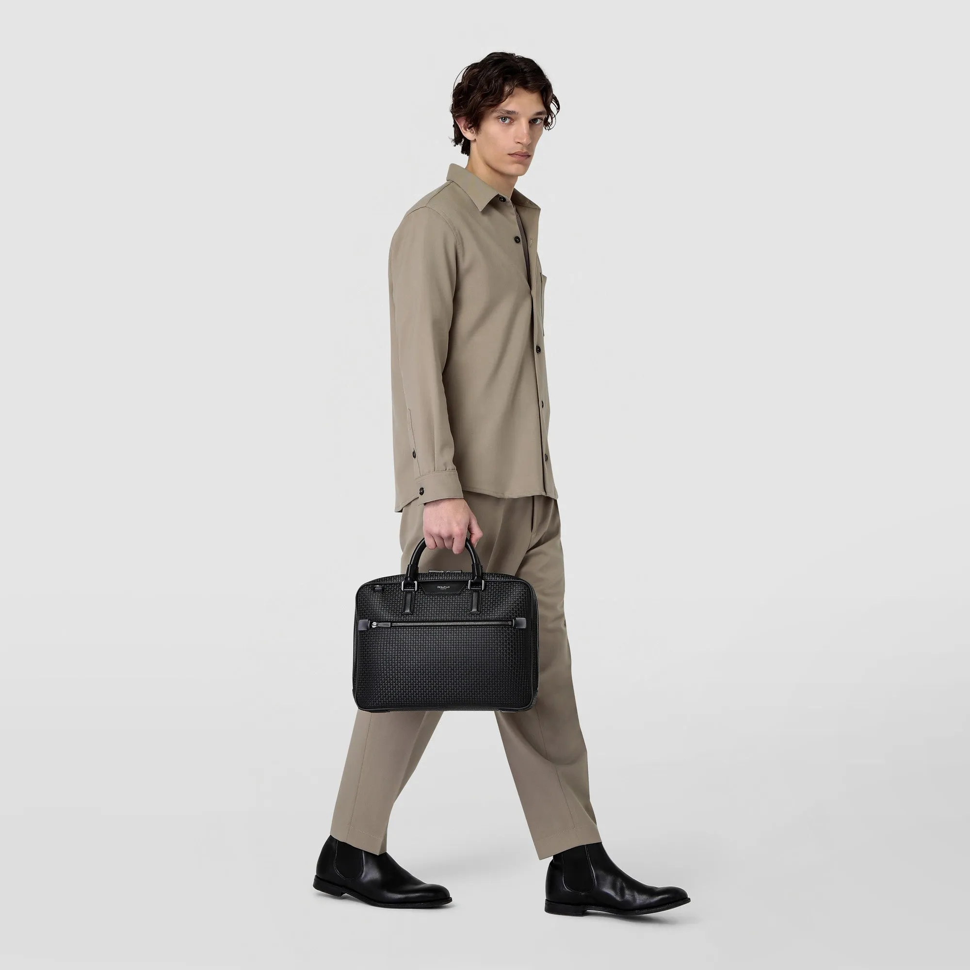 EXTRA SLIM BRIEFCASE IN STEPAN