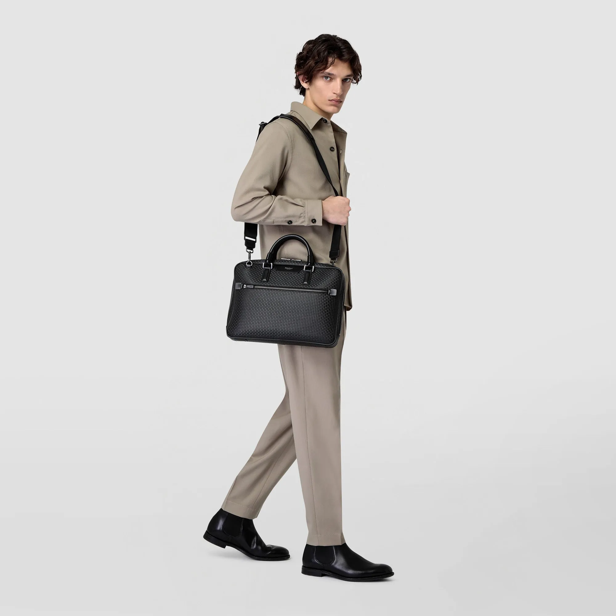 EXTRA SLIM BRIEFCASE IN STEPAN