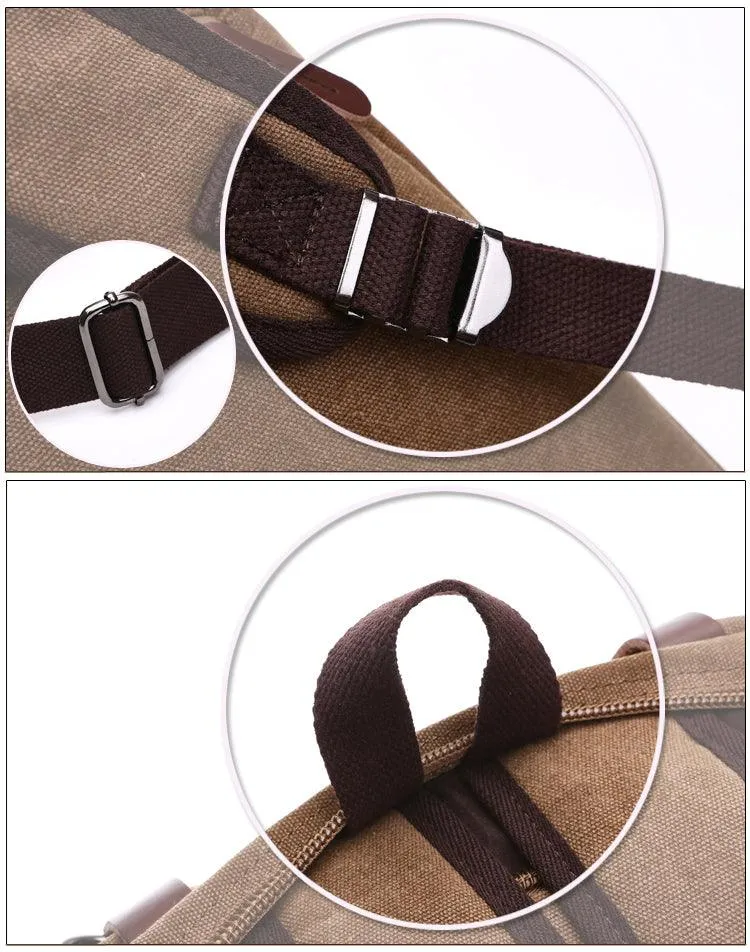 High Quality Casual Canvas Business Briefcase Mens Bag