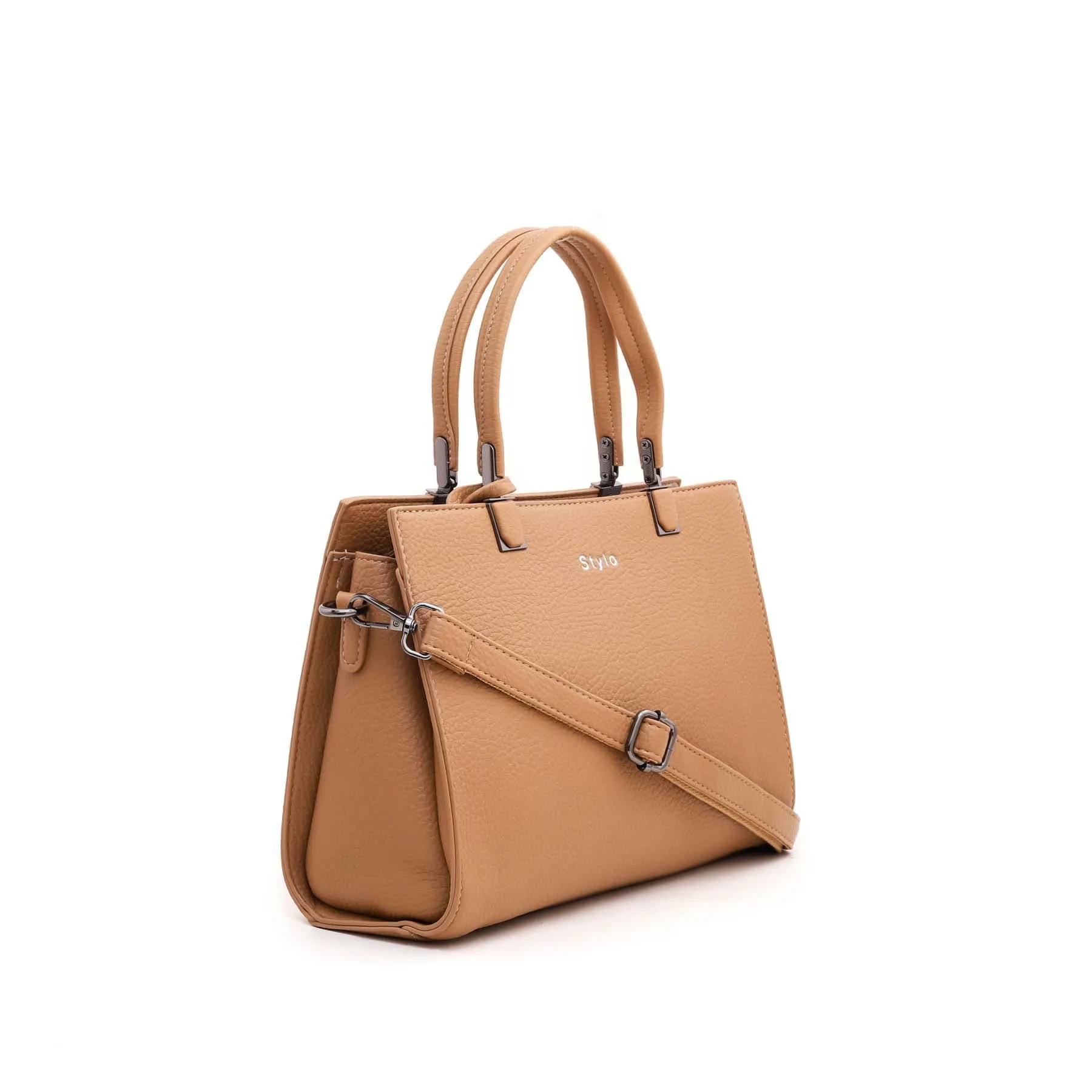 Khaki Formal Hand Bag P35974