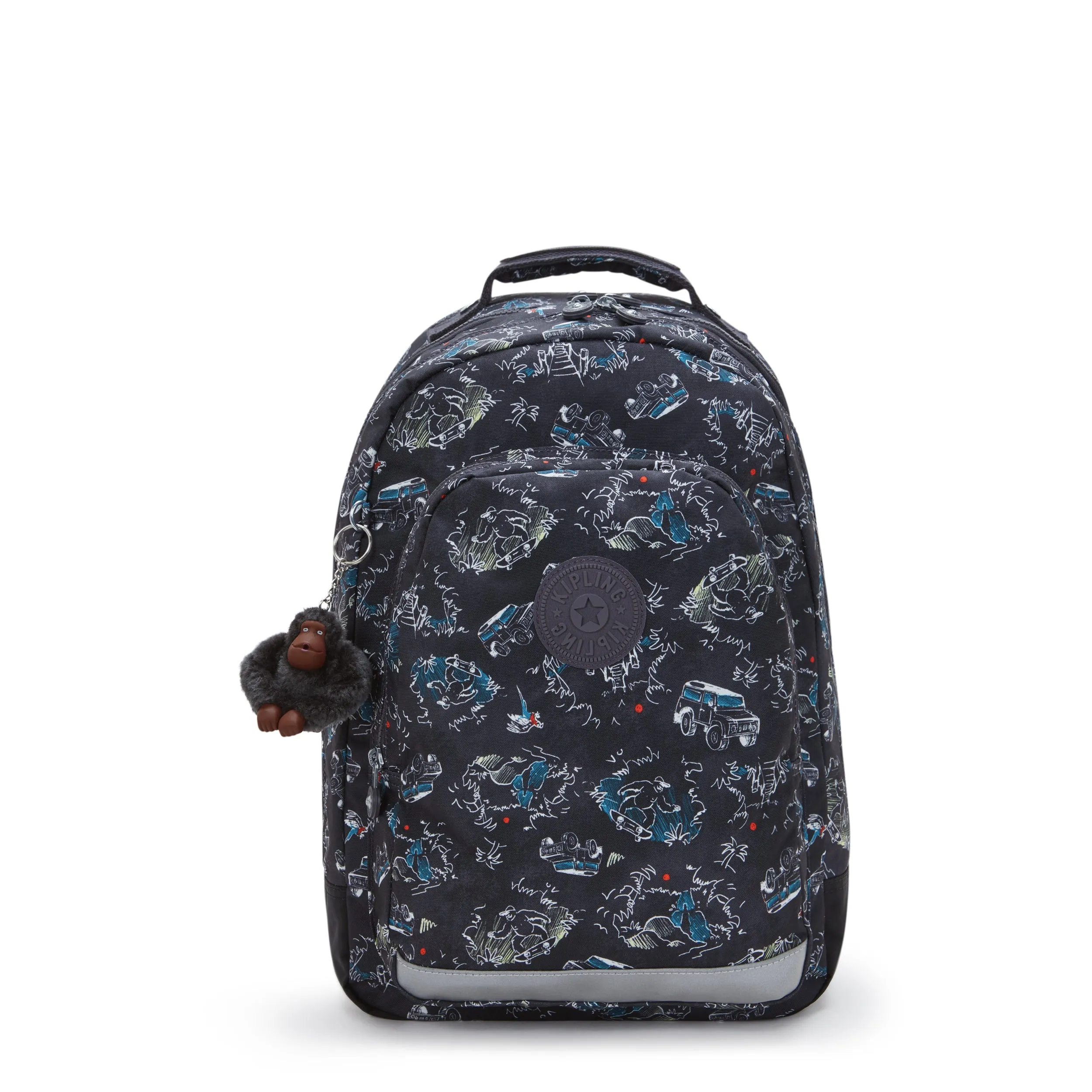 Kipling Class Room Jungle Fun Race Large Backpack C2I7090-TJ3