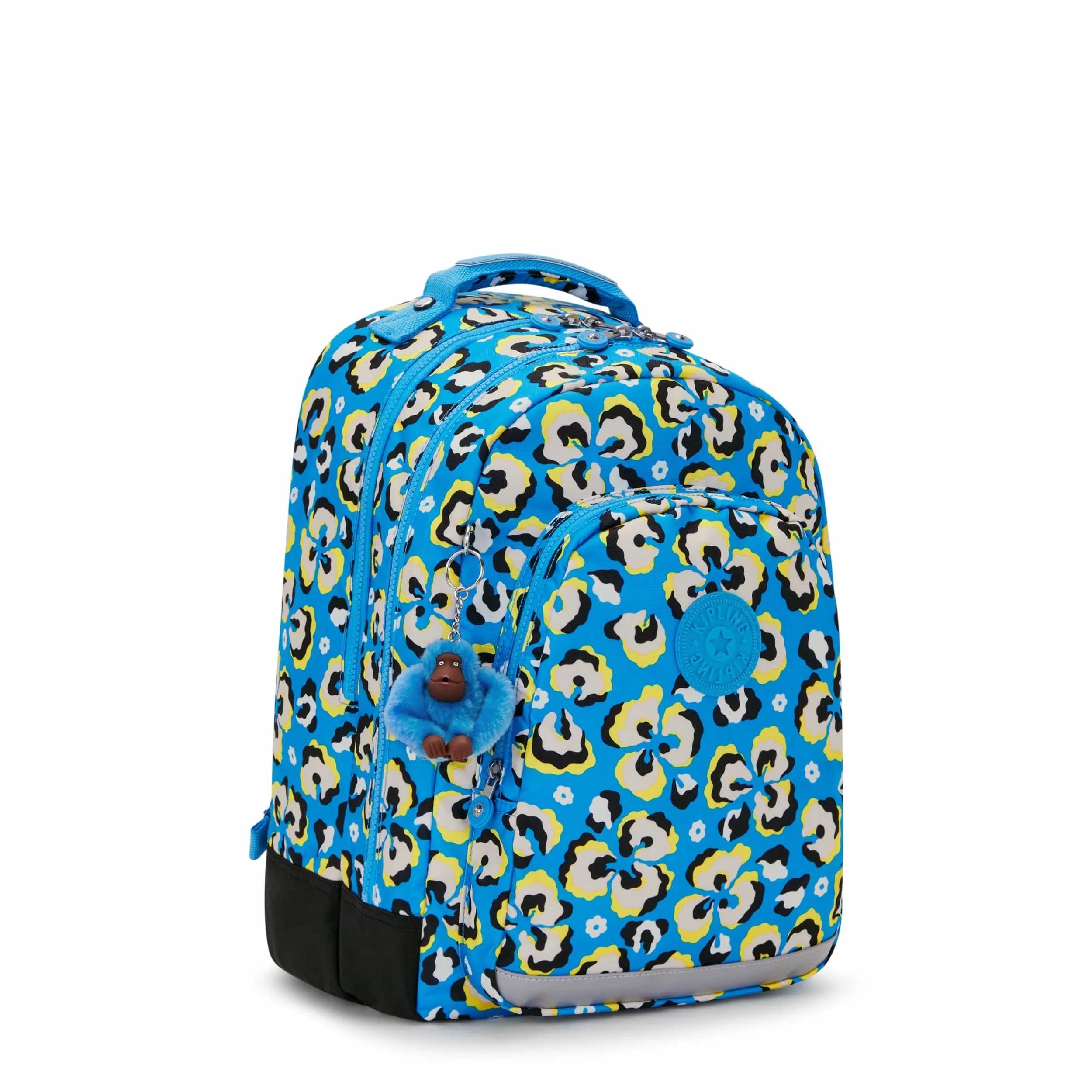 Kipling Class Room Leopard Floral Large Backpack C2I7090-P2A