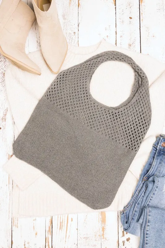 Let's Go Soft Woven Hobo Bag