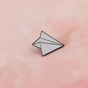 Paper Plane Enamel Pin