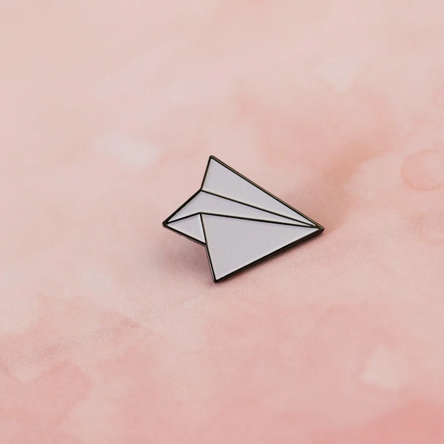 Paper Plane Enamel Pin