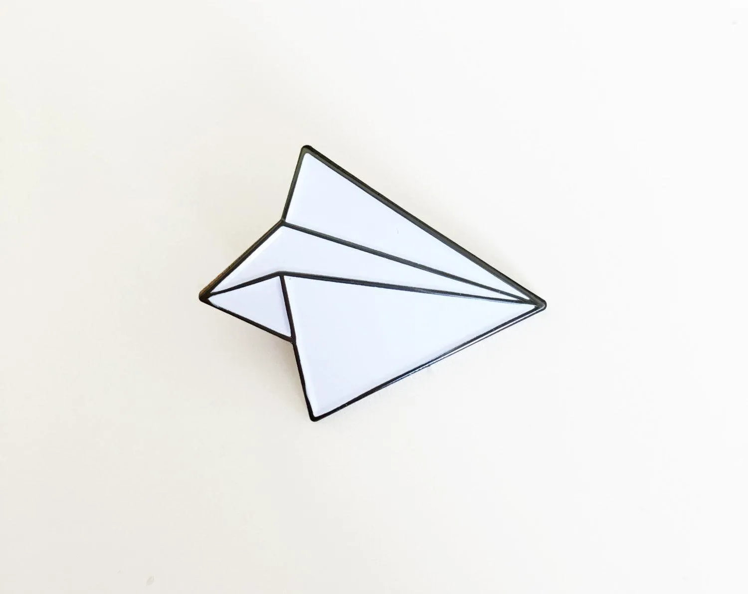 Paper Plane Enamel Pin