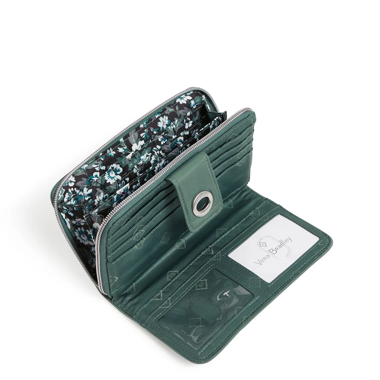 RFID Turnlock Wallet - Olive Leaf