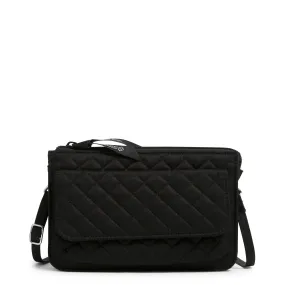 RFID Wallet Crossbody - Black