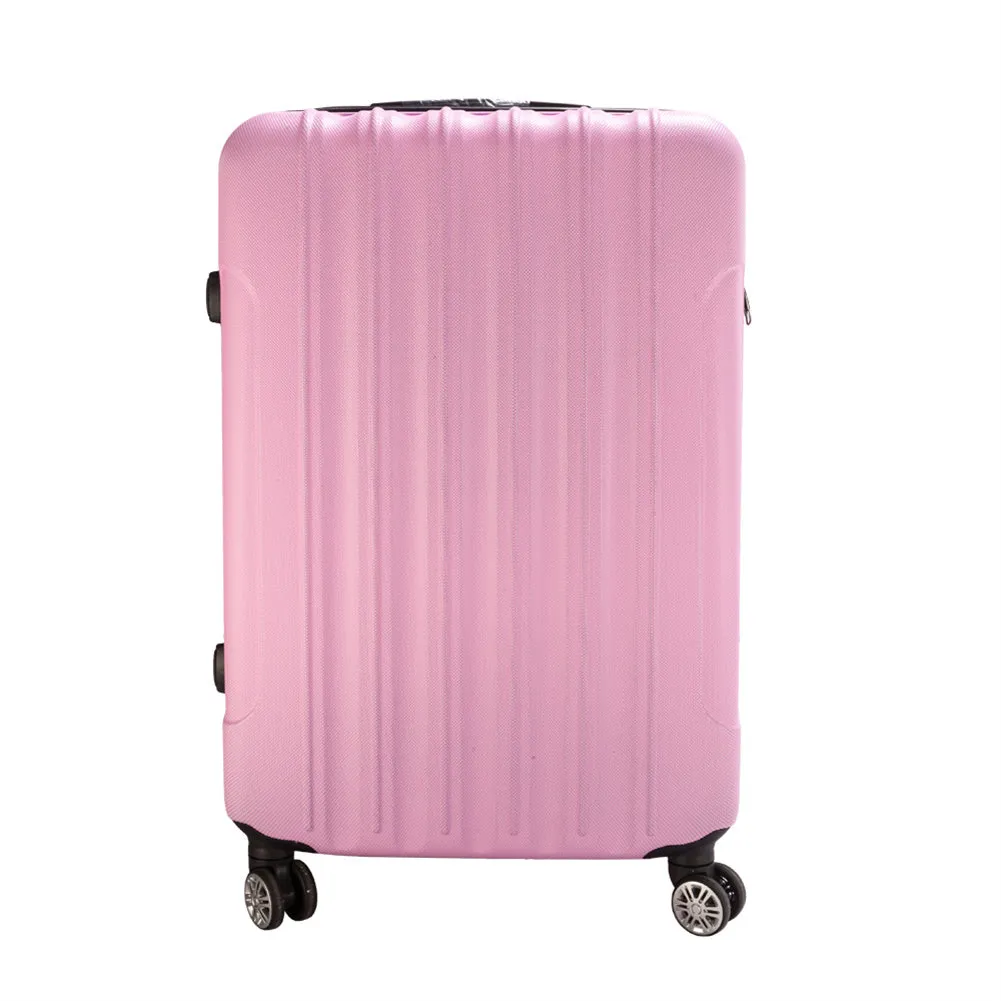 RONSHIN 3pcs 3-in-1 Large Capacity Traveling Storage Suitcase Pink