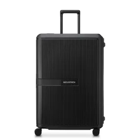 Securitech By Delsey Stone 76cm Large Hardsided Luggage Black