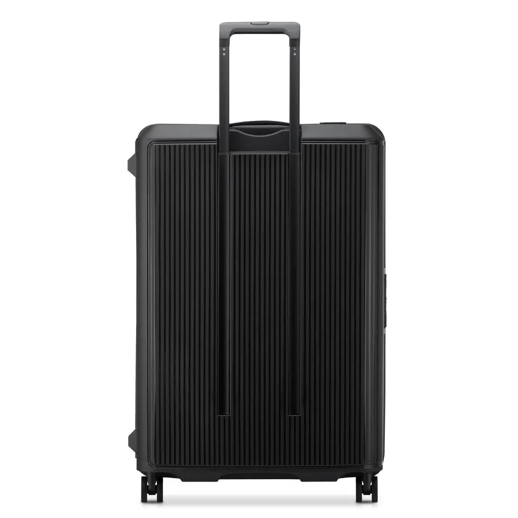 Securitech By Delsey Stone 76cm Large Hardsided Luggage Black