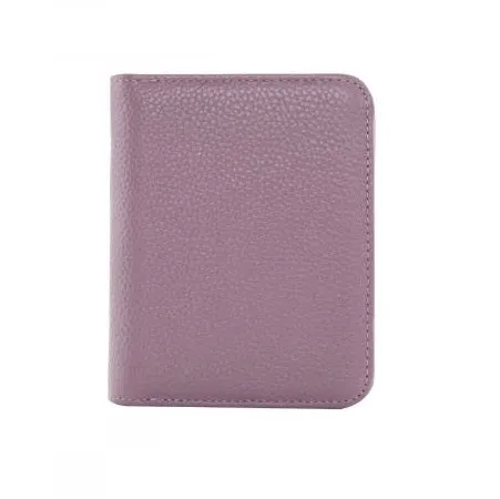 Serenade Elegant Leather Wallet Mauve