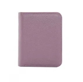 Serenade Elegant Leather Wallet Mauve