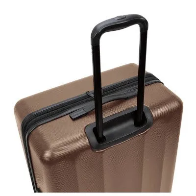 Skyline Hardside Large Checked Spinner Suitcase