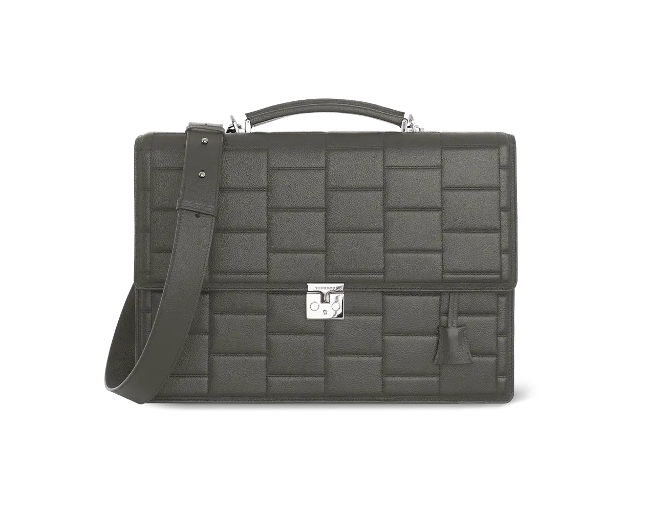 Specter Slate Mist Leather Business Bag