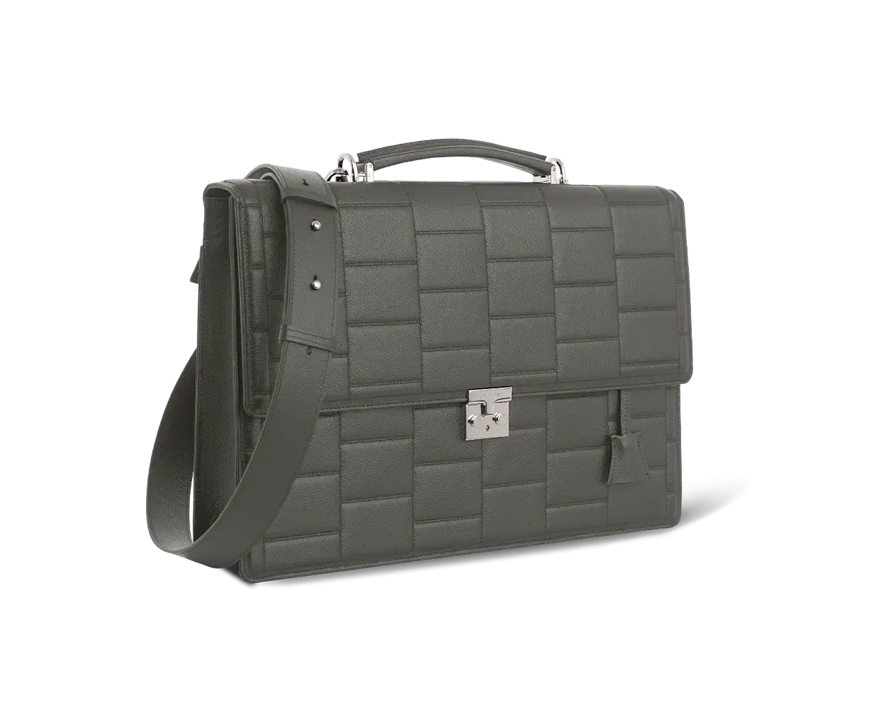 Specter Slate Mist Leather Business Bag