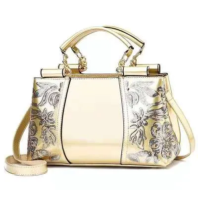 Trendy Embroidery Flower Handbag