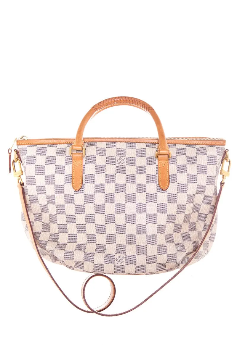 Trendy Inspired Louis Vuitton '14 Riviera Pm Damier Azur Handbag