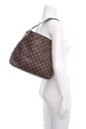 Trendy Inspired Louis Vuitton Brown Damier Ebene Portobello Handbag ***