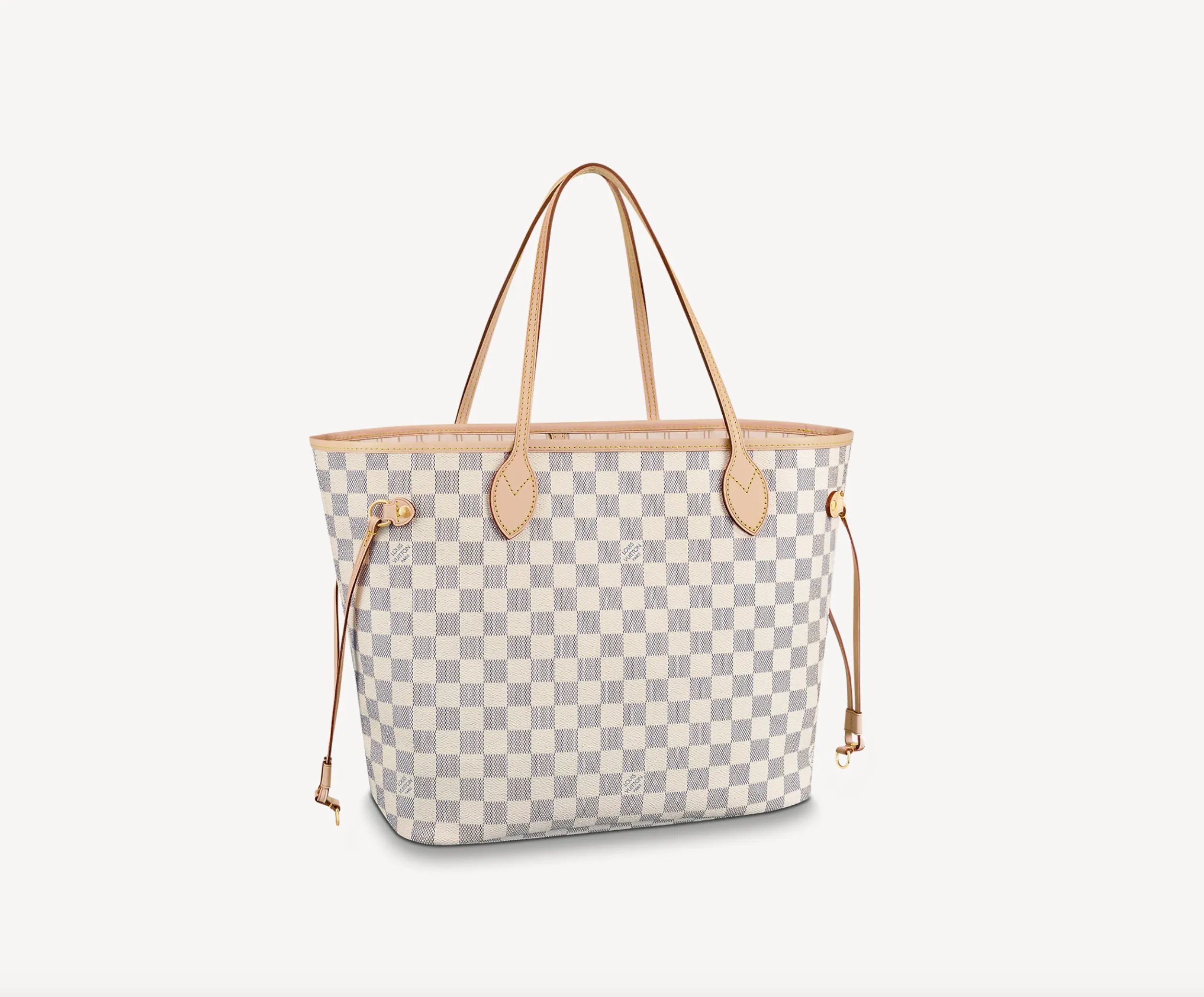 Trendy Inspired Louis Vuitton Damier Azur Neverfull Mm Tote Bag