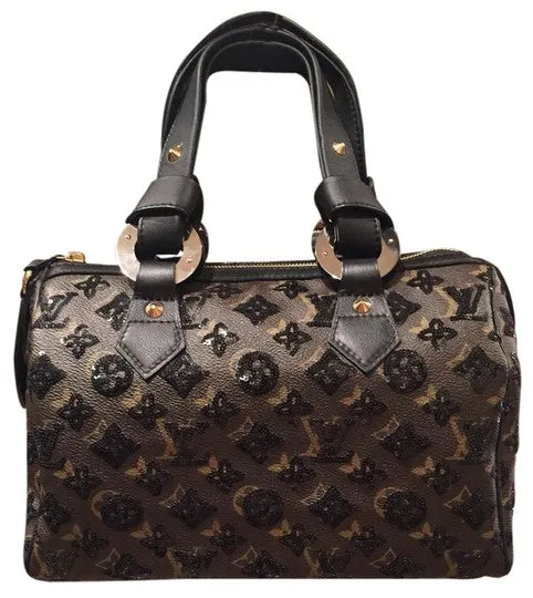 Trendy Inspired Louis Vuitton Monogram Sequins Eclipse Speedy 28 Bag