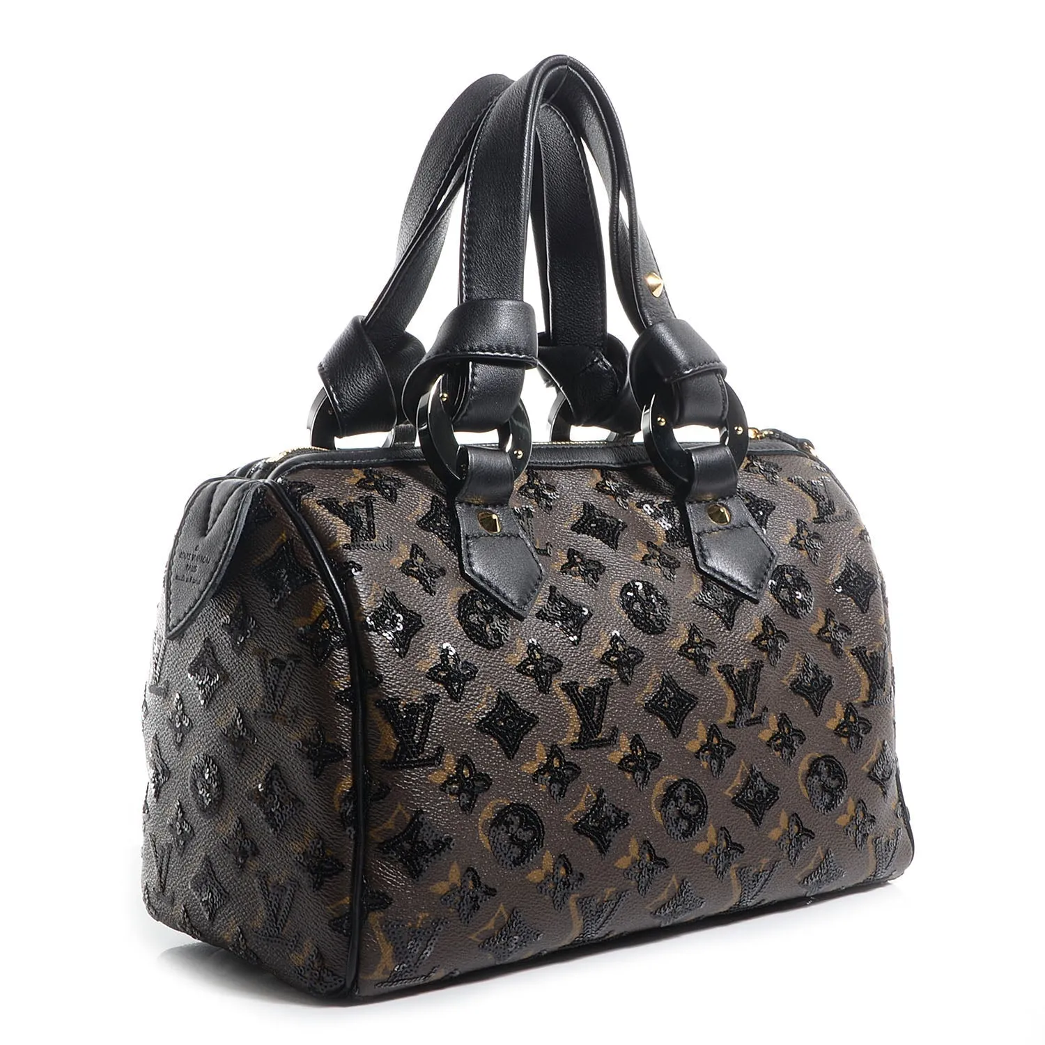 Trendy Inspired Louis Vuitton Monogram Sequins Eclipse Speedy 28 Bag