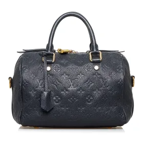 Trendy Inspired Louis Vuitton Speedy 25 Bandoulière Black Monogram Empreinte