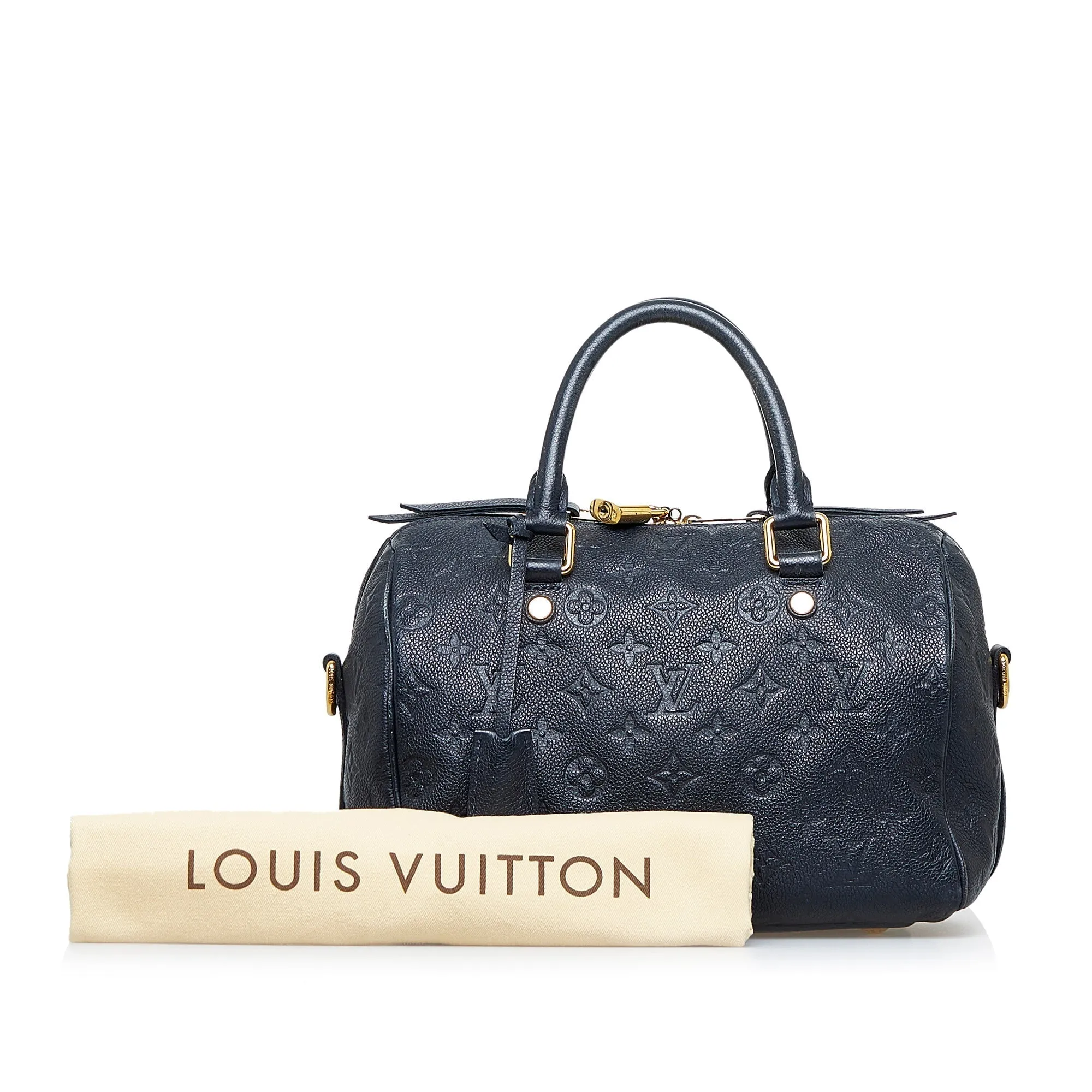 Trendy Inspired Louis Vuitton Speedy 25 Bandoulière Black Monogram Empreinte