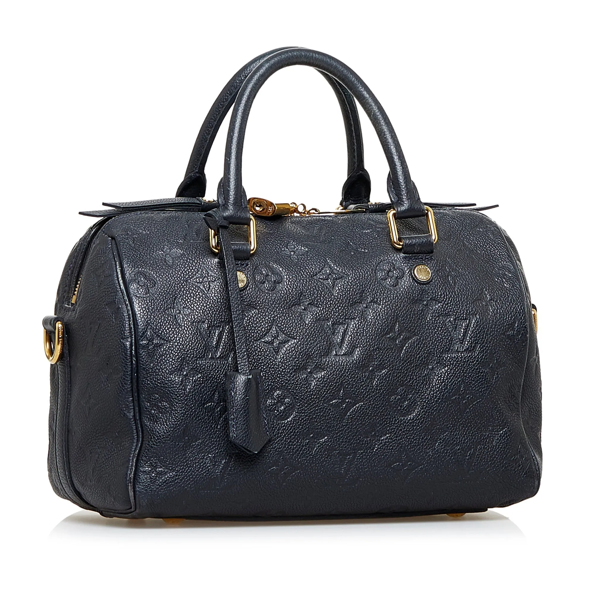 Trendy Inspired Louis Vuitton Speedy 25 Bandoulière Black Monogram Empreinte