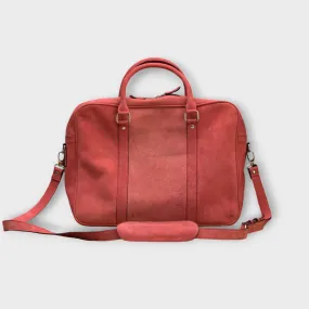 Utror Pink Leather Briefcase